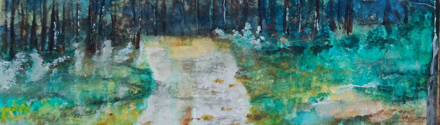Forest Pathway, watercolour. 2020 Uday Balasundaram